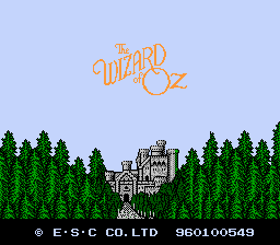 The Wizard of Oz (English translation) Title Screen